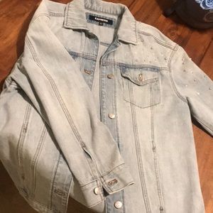 Denim jacket XS Express great oversized fit.